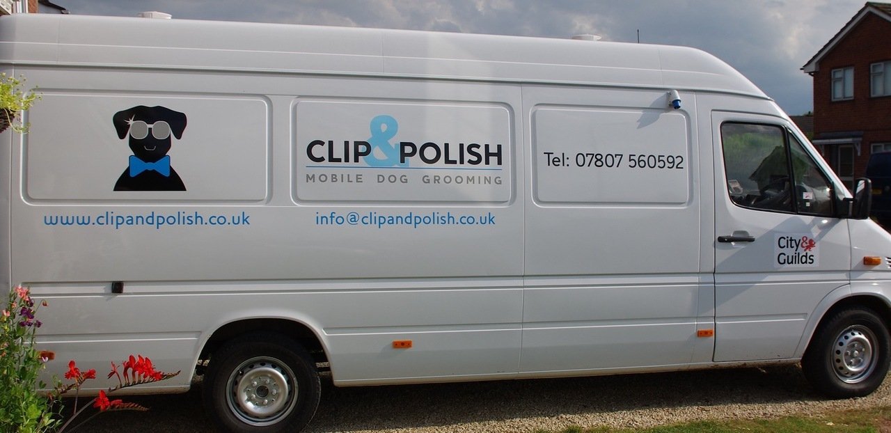 Clip and Polish Mobile Grooming Van