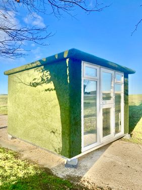 Turf covered pod