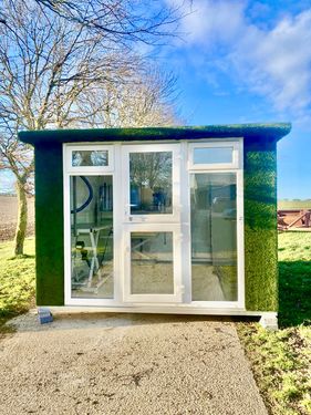 Turf covered pod