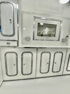 Large brown pod grey interior