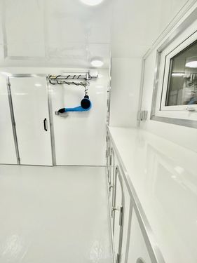 Large brown pod grey interior