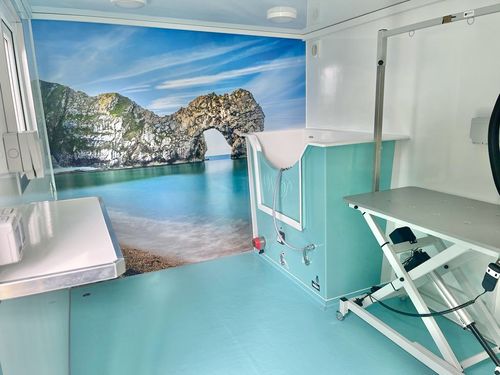 Pod with feature wall